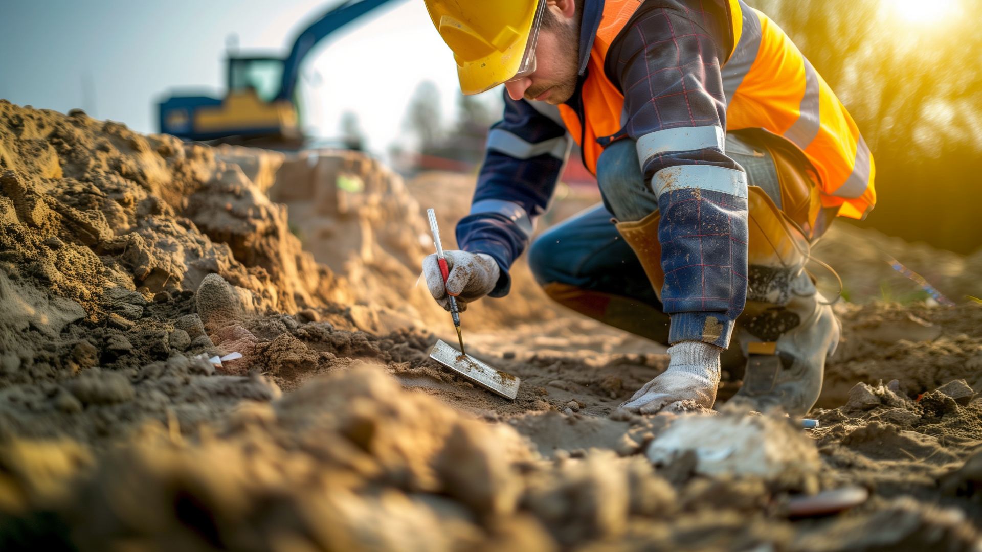 Professionelle Baugrunduntersuchung mit modernem Bohrgerät - Bodenanalyse für sichere Fundamente in der Schweiz